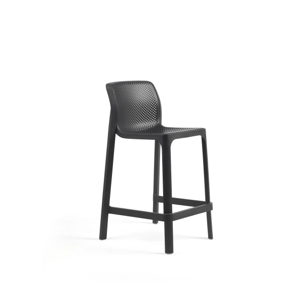 Hoker krzesło barowe NET STOOL MINI TORTORA ciemny beż, Nardi